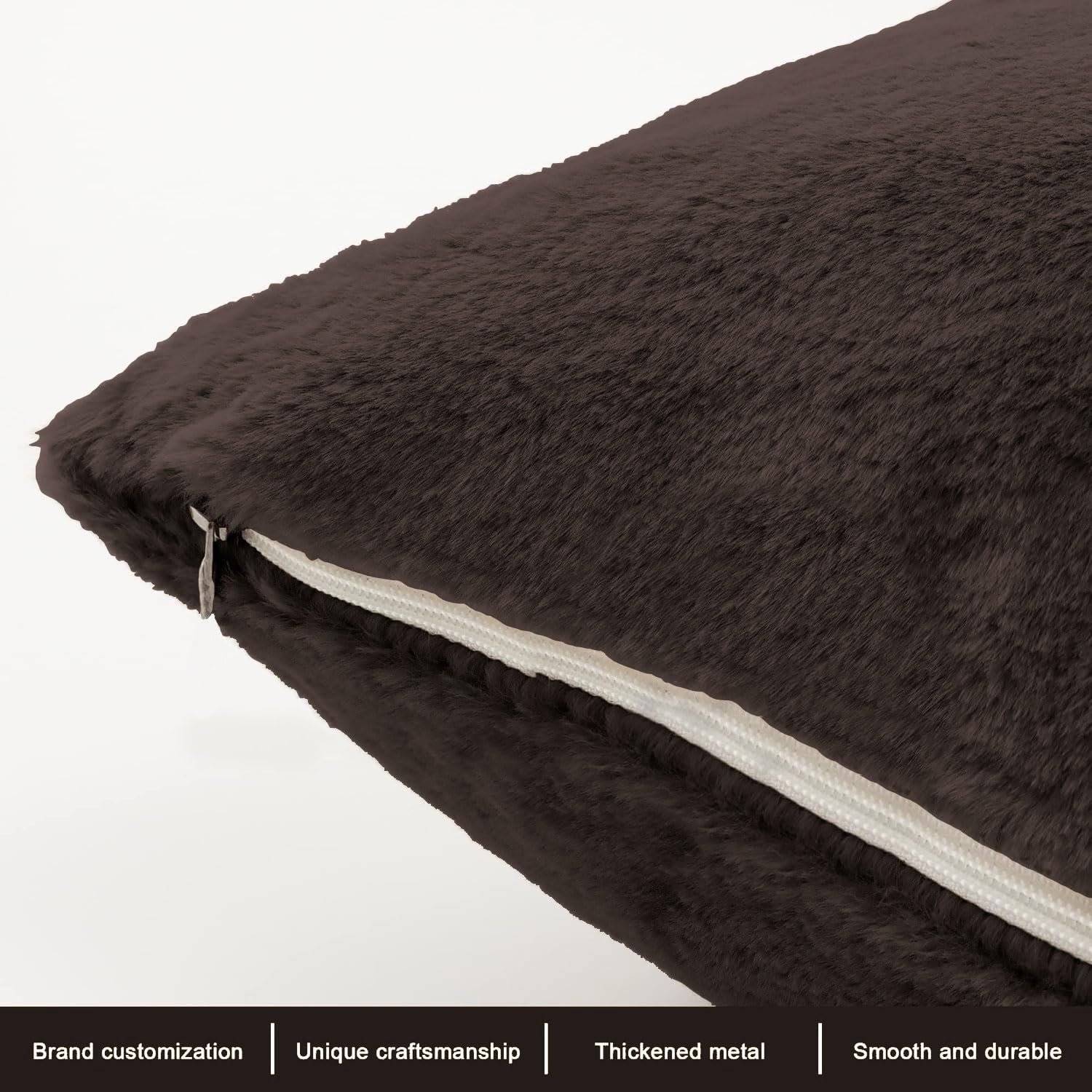 Cushion Cover 16 inch x 16 inch Chocolate
