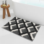 Macau Square Bath Mat (40x60 cm,Grey)