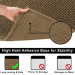 Shaggy Chenille Bath Mat Extra Soft (40x60 cm Chocolate)