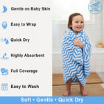 Microfibre Bath Towel for Kids Boys Girls ( 70x132cm , Blue )