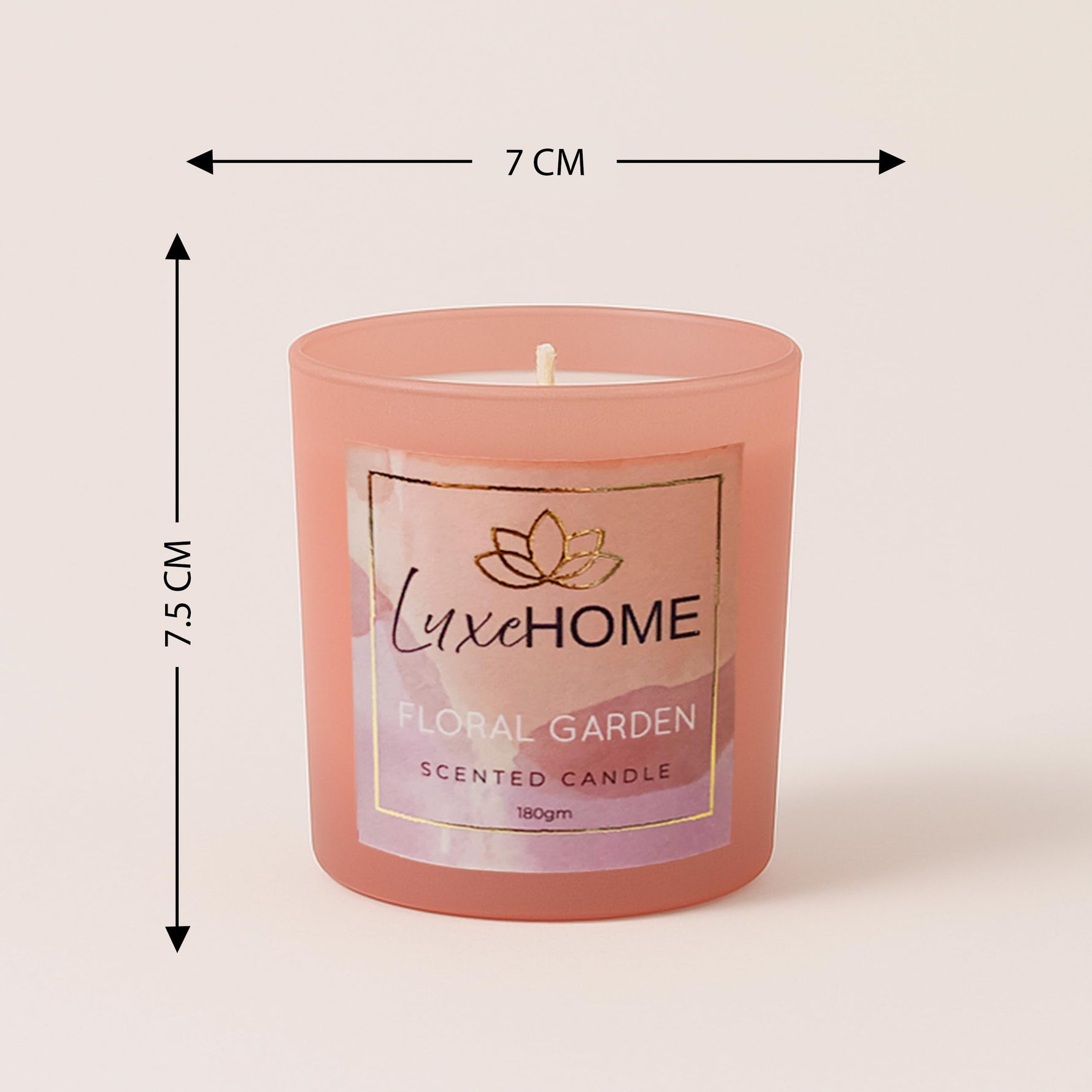 Scented Candles Set of 4 Fuscia