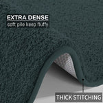 Sensuous Carpet for Bedroom (Hunter Green, 4x6 Feet)