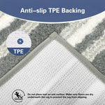 Capetown Bath Mat for Bathroom (Slate, 40x60 cm)