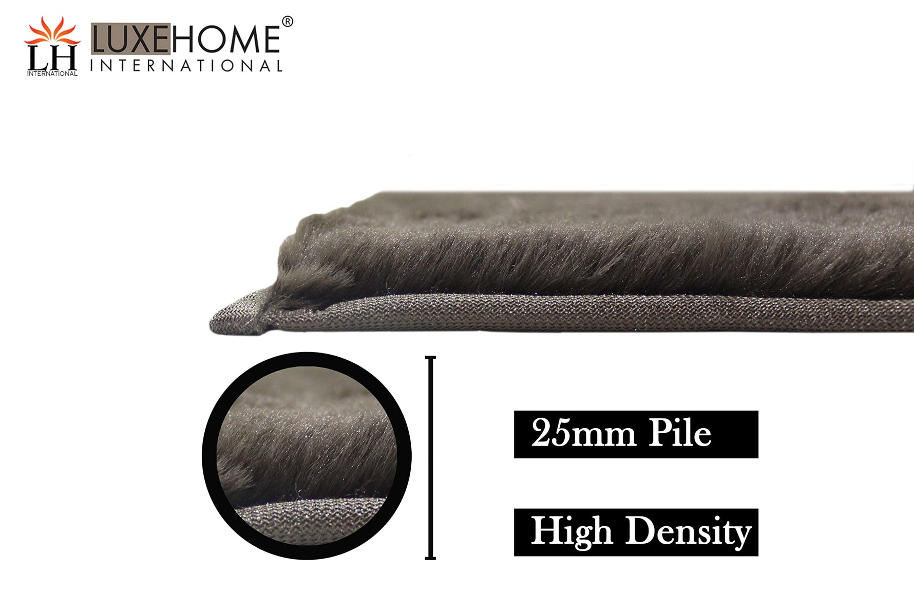 Austria Bath Mat Rabbit Fur 1000 GSM (45 x 75 Cm, Cocoa)