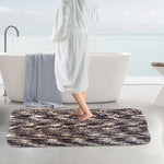 Hawaii Bath mat Anti Skid (Walnut , 60 x 90 Cm)