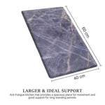 Cuba PVC Door Mats Anti Fatigue - Line Texture (40x60 cm)