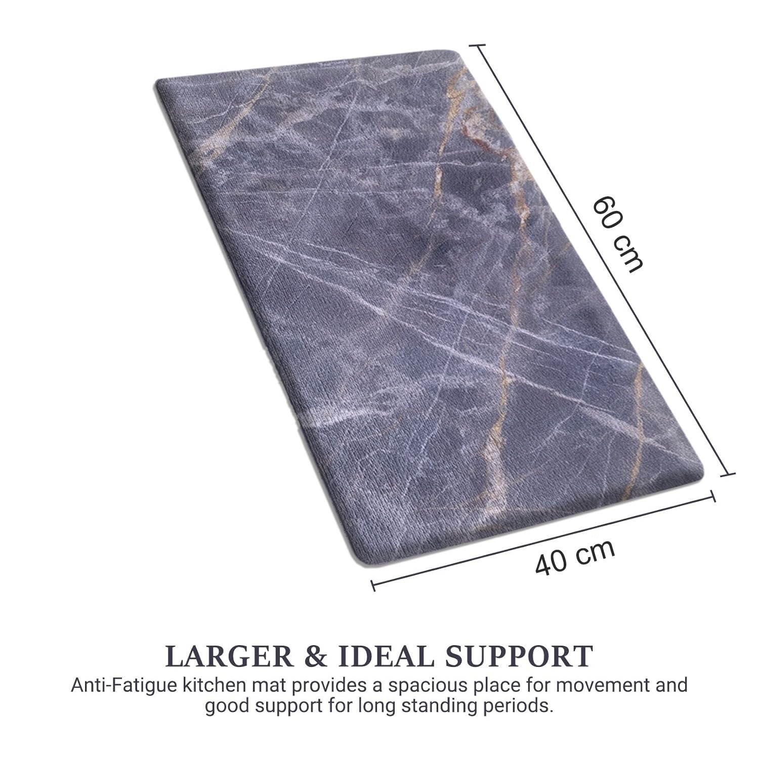 Cuba PVC Door Mats Anti Fatigue - Line Texture (40x60 cm)