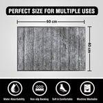 Toronto Bathmat Super Soft Microfiber (40x60 cm, Grey)