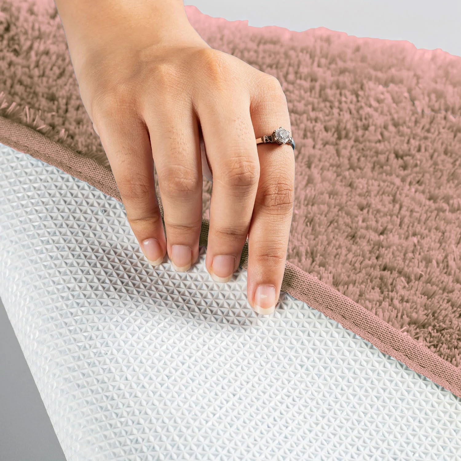 Vegas Mats for Bathroom, Door (60x90 cm, Peach)