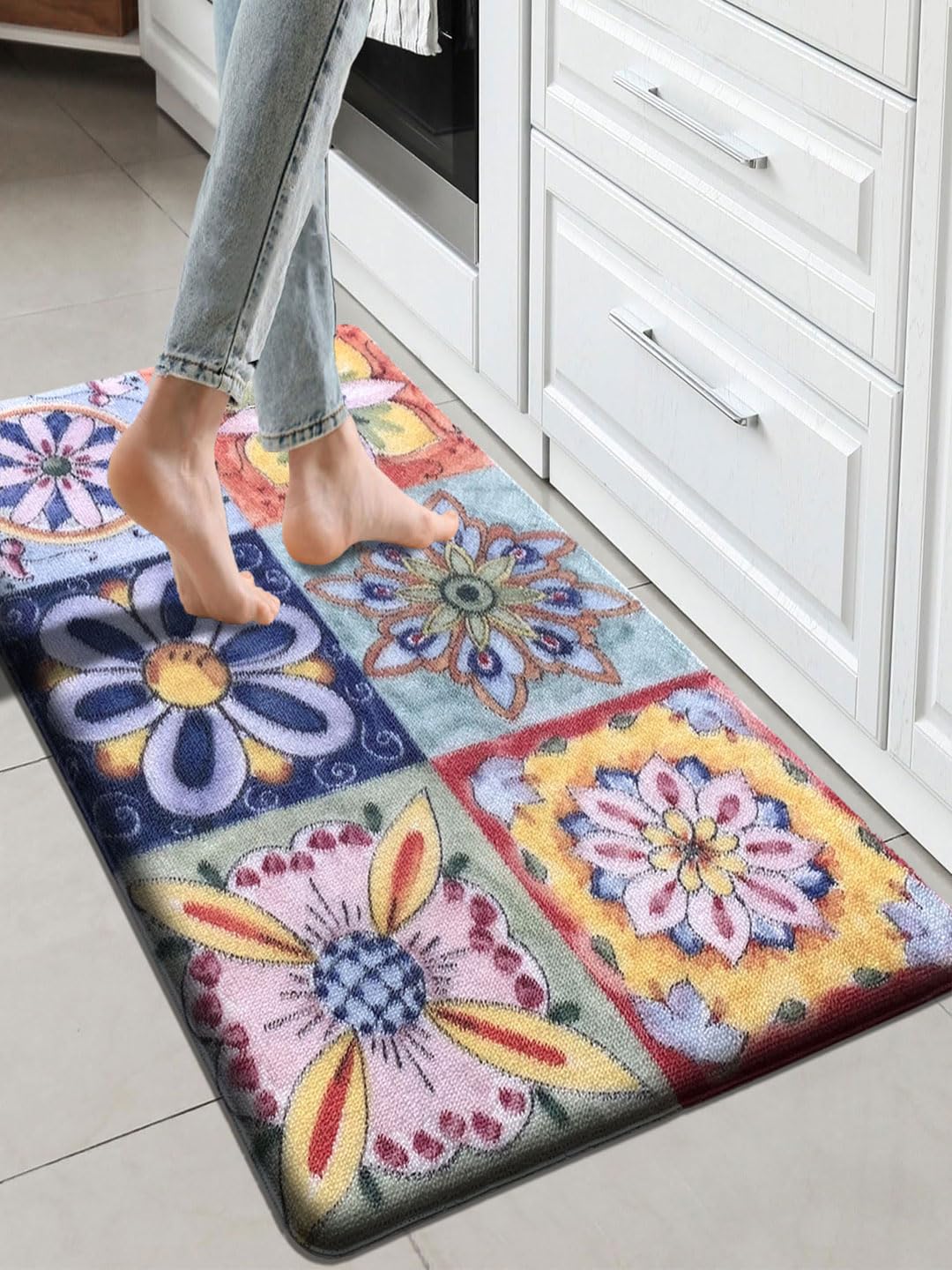 Cuba PVC Door Anti Fatigue - Mosaic (51x99 cm)