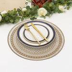 Round Table Placemats for Dining Table Set Of 2 (White)