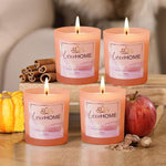 Scented Candles Set of 4 Fuscia