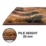Macau ZigZag Bath Mat (40x60 cm,Taupe)