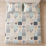 Double Bedsheet with 2 Pillow Covers 220 TC 100% Cotton Feel ( King Size Cream 90x100inch )