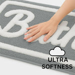 Canada Super Soft Bath Mat (40x60 cm, Silver)