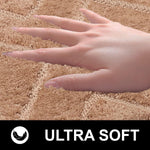 Bath Mat Classic Diamond Microfiber 2200 GSM (40x60 cm, Taupe)