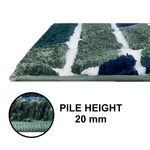 Macau Trangle Bath Mat (40x60 cm,Green)