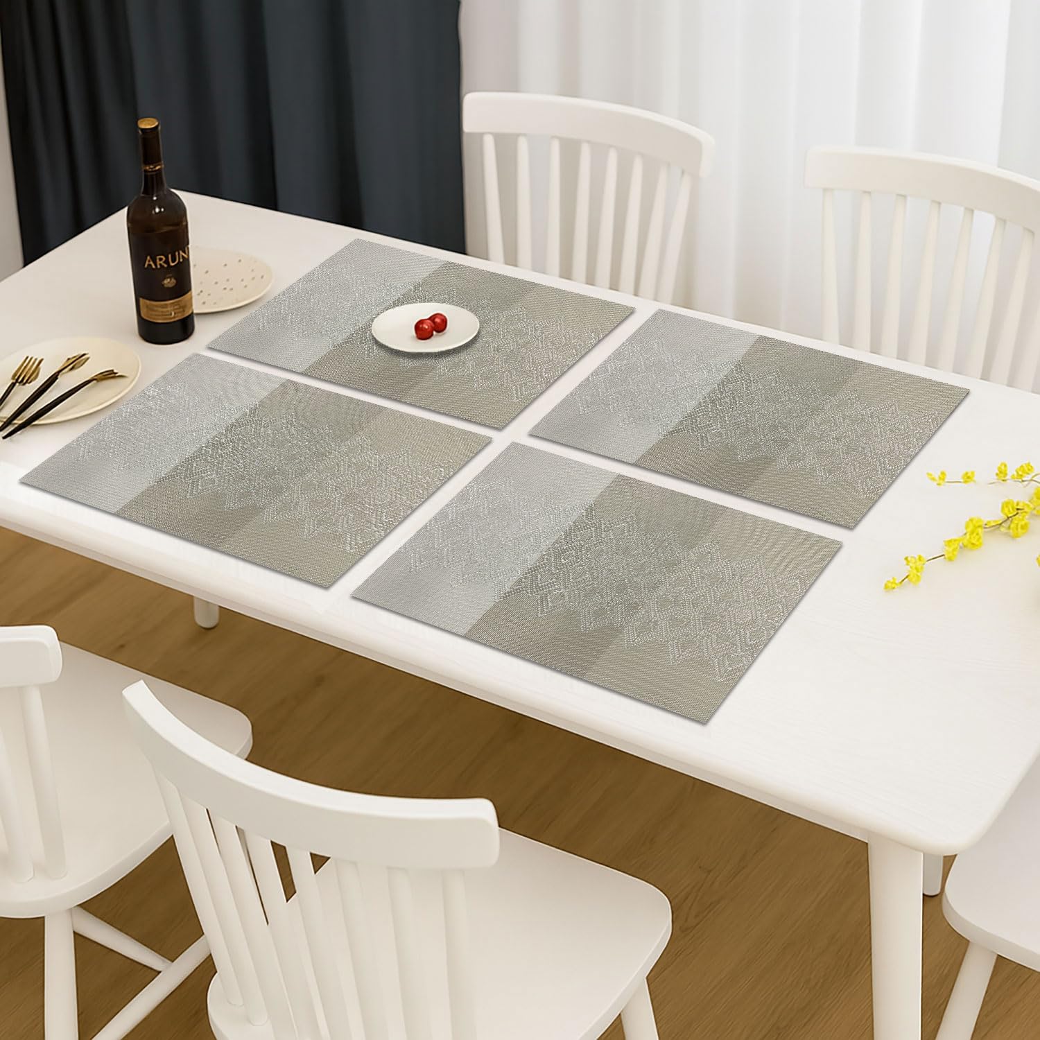 Dining Table Placemat Set of 4 (30x45 CM Multi)