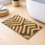 Kyoto Maze Bath Mat Bathroom (40x60 cm, Arabic-Coffee)