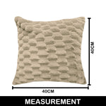 Cushion Cover Super Soft (16 x 16 Inch Beige)