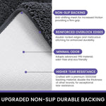 Newman Microfibre Bath Mat (60X90 Cm,Anthra)