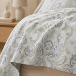 King Size Double Bedsheet with 2 Pillow Covers Premium Soft Paisley Whisper Printed 90 x 100 inch