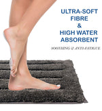 Bathmat 2500 GSM Microfiber (40cm x 60cm, Arabic Coffee)