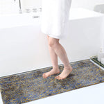 Floor Runner 1600 GSM Microfiber (58 x 140 cm, Blue)