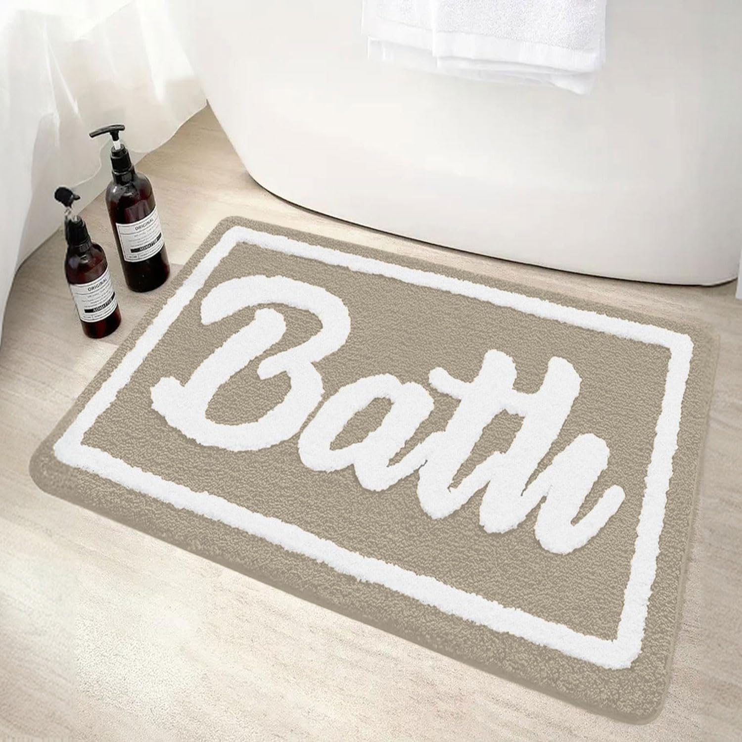 Canada Super Soft Bath Mat (40x60 cm, Beige)