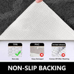 Scotland Waves Bathmat Pack Of 2 (38x58 cm , Silver)