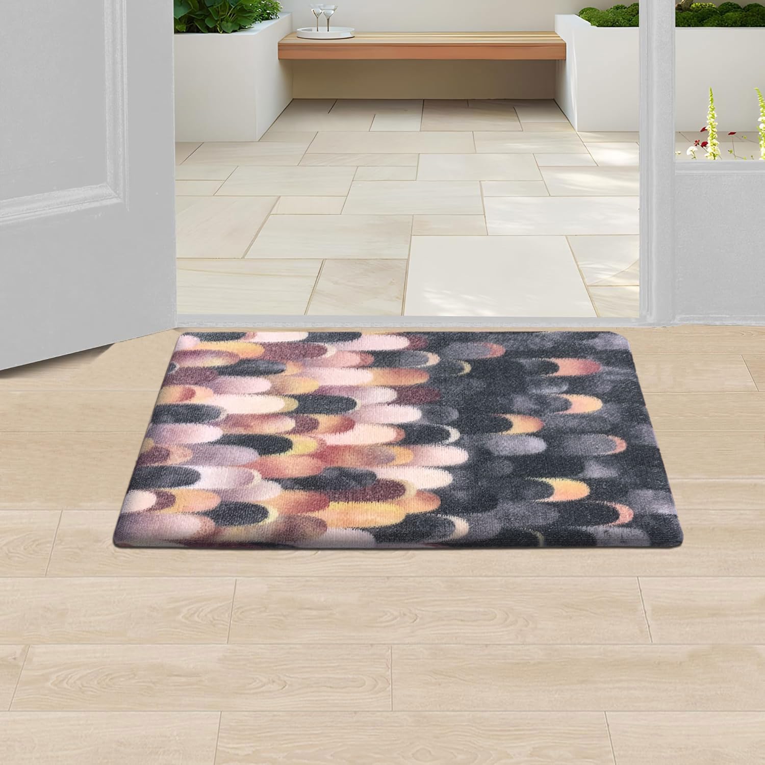 Cuba PVC Door Mats Anti Fatigue - Multicolour (40x60 cm)