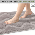 Scotland Waves BathMat (38x58 cm, Grey)