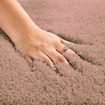 Vegas Microfiber Runner For Bedroom (2X5 Ft,Peach)