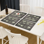 Place Mat Set of 4 (30x45 CM Coffee)