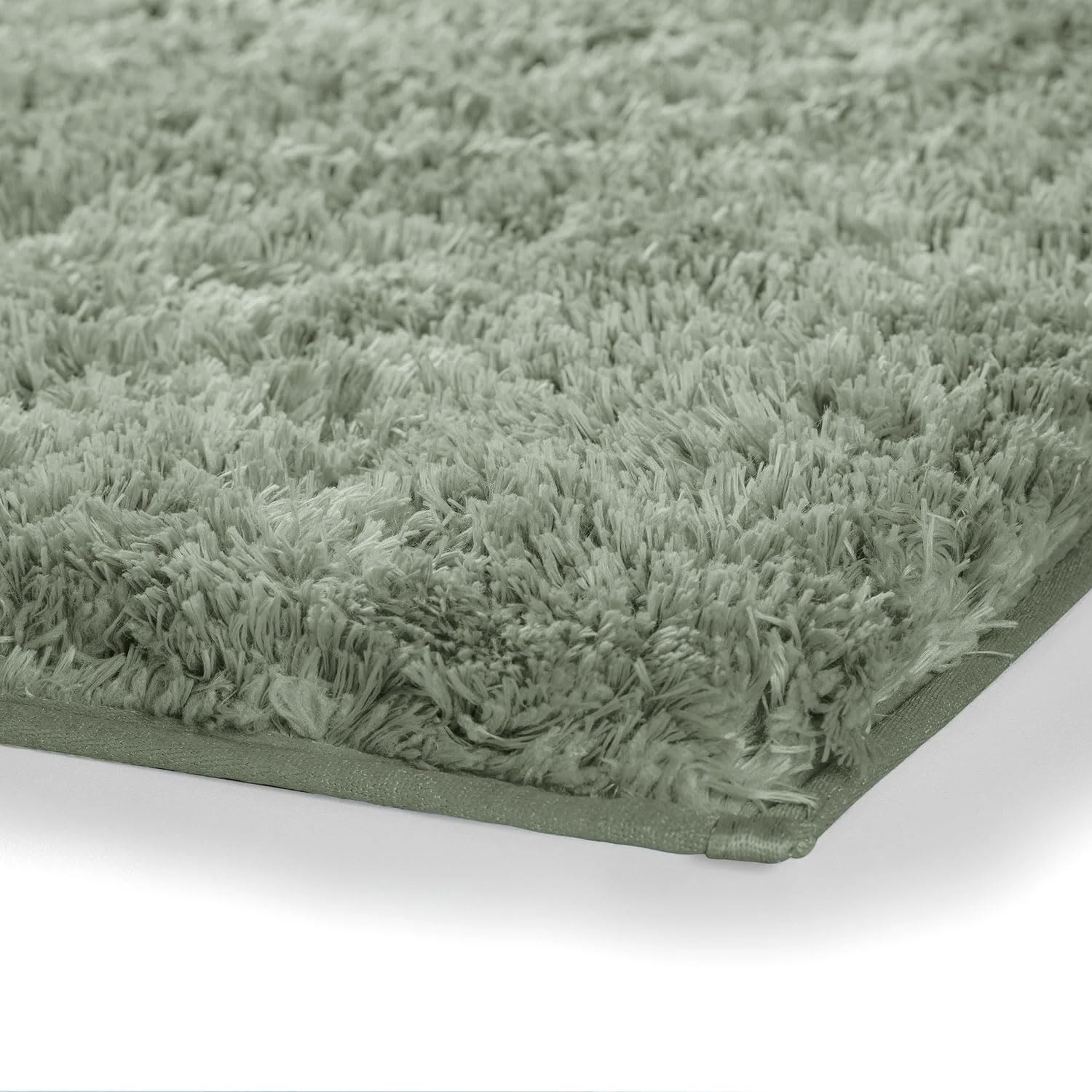Vegas Microfiber Bath Mat (40x60 cm, Pastel Green) Pack of 1