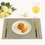 Placemat for Dining Table Set of 6(30x45 CM Gold)