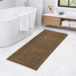 Shaggy Chenille Bath Mat Extra Soft (60x120 cm Chocolate)