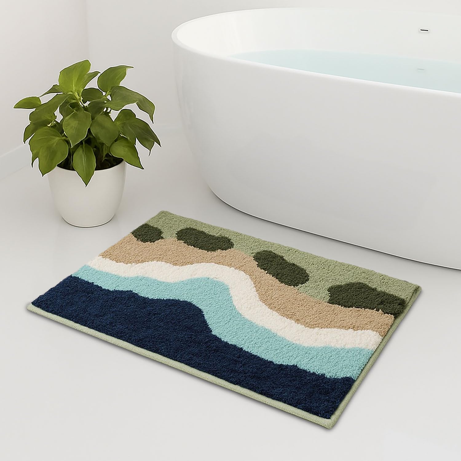 Canada Bath Mat Cloud (40x60 cm ,Aqua)