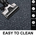 Coir Rubber Door Mat (Grey, 45 x 75cm)