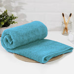 Bamboo Micro Bath Towel – 400 GSM Set of 2( 70x140 cm , Aqua)