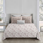 Double Bedsheet with 2 Pillow Covers Premium 240 TC 100% Cotton Feel King Size ( Taupe 108x108 inch )