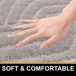 Scotland Maze Cut Bathmat Mat Pack Of 2 (38x58 cm , Grey)