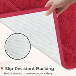 Bath Mat Classic Diamond Microfiber 2200 GSM (40x60 cm, Maroon )