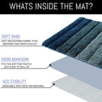 Luxury Mats for Bathroom 2500 GSM Microfiber (40cm x 60cm, Hunter Green)
