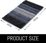 Luxury Bath Mat for Bathroom Pack of 2 (40X60 Cm ,Shadow)