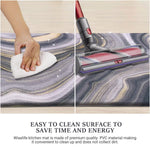 Cuba PVC Door Mats Anti Fatigue - Wave Black (40x60 cm)