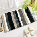 Italia Combo Bath Mat  (40x60 cm, Aqua) Pack of 2