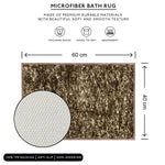 Hawaii Bath Mat Super Soft (Rock Brown, 40cm x 60cm)