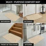 Moscow Stone Microfiber Bath Mat (38x58cm Gold)