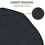 Tufted Wool Rug with Unique UFC Logo Design